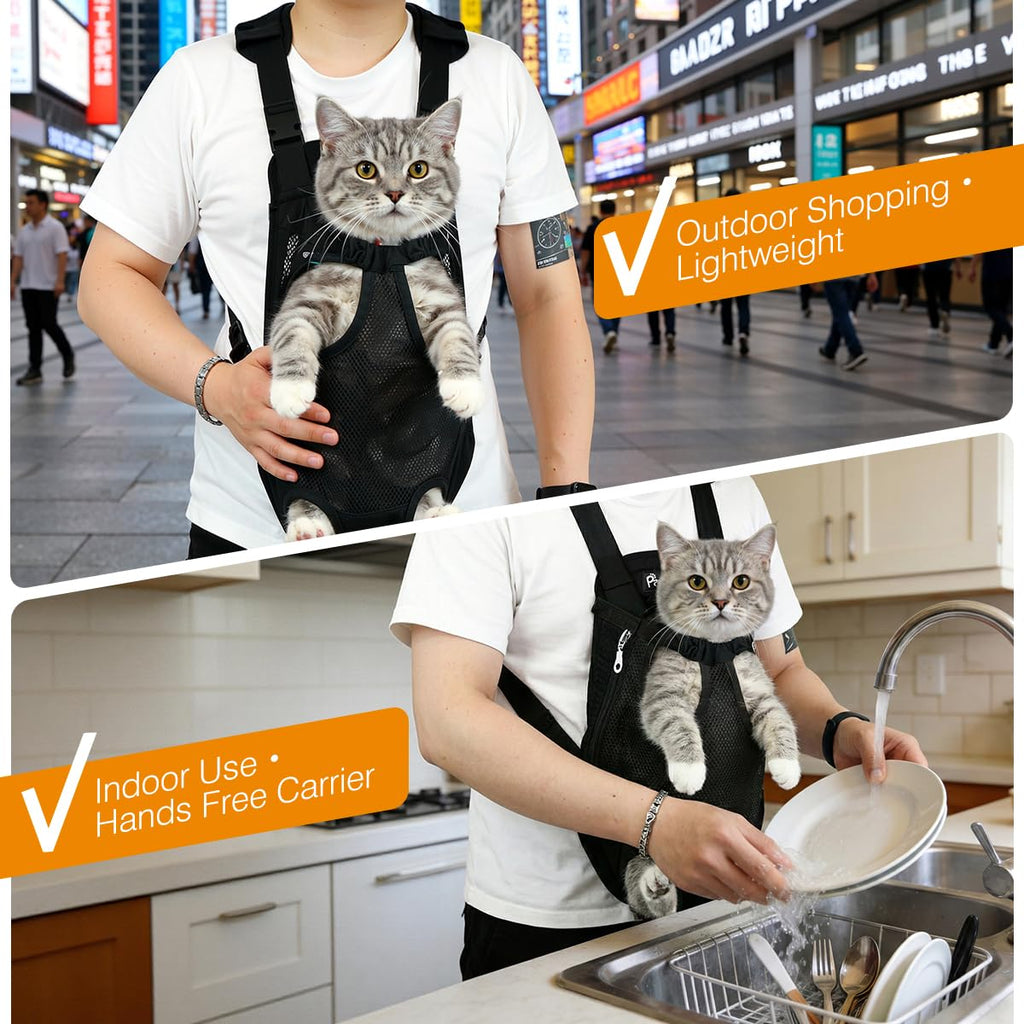 Pawaboo Pet Front Carrier Backpack for Small Medium Dogs