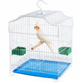Small Bird Cage, Lightweight Hanging Travel Cage with Removable Tray