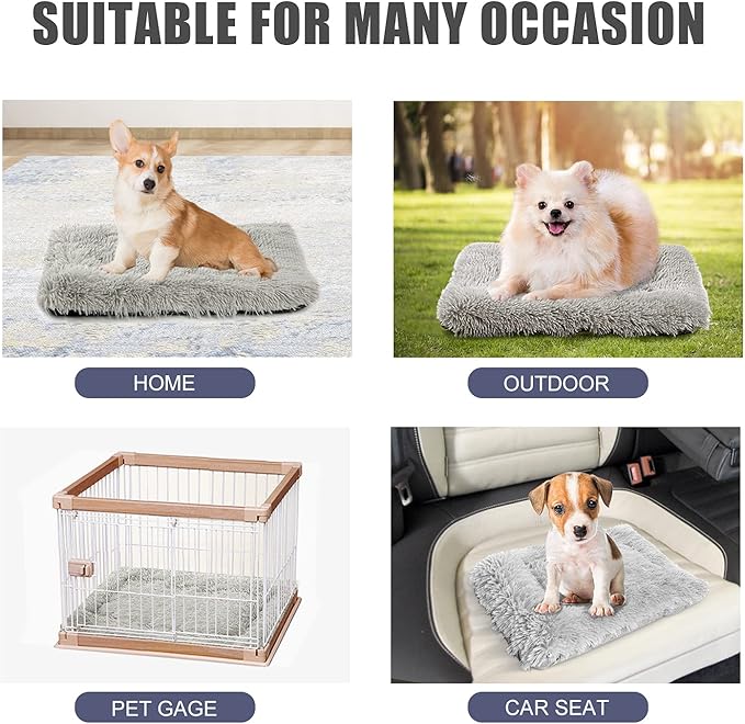 Cat Bed Self Warming, Foldable Self Heated Cat Mat Heating Pad 24 x 20 inch Extra Warm Thermal Pet Pad for Indoor Outdoor Cats, Non-Slip Bottom Washable Non Electric, Grey