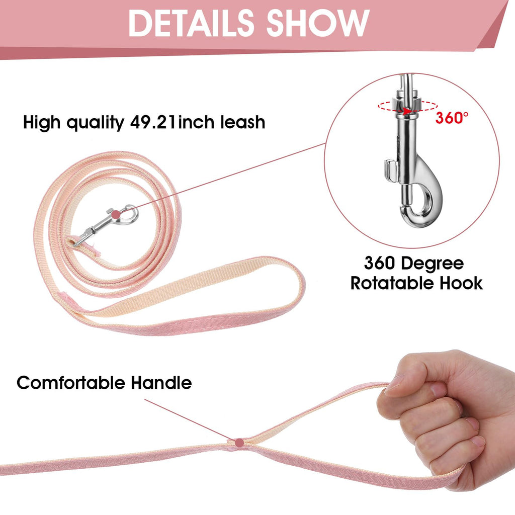 TIESOME Cat Harness and Leash Set, Adjustable Gradient Kitten Harness