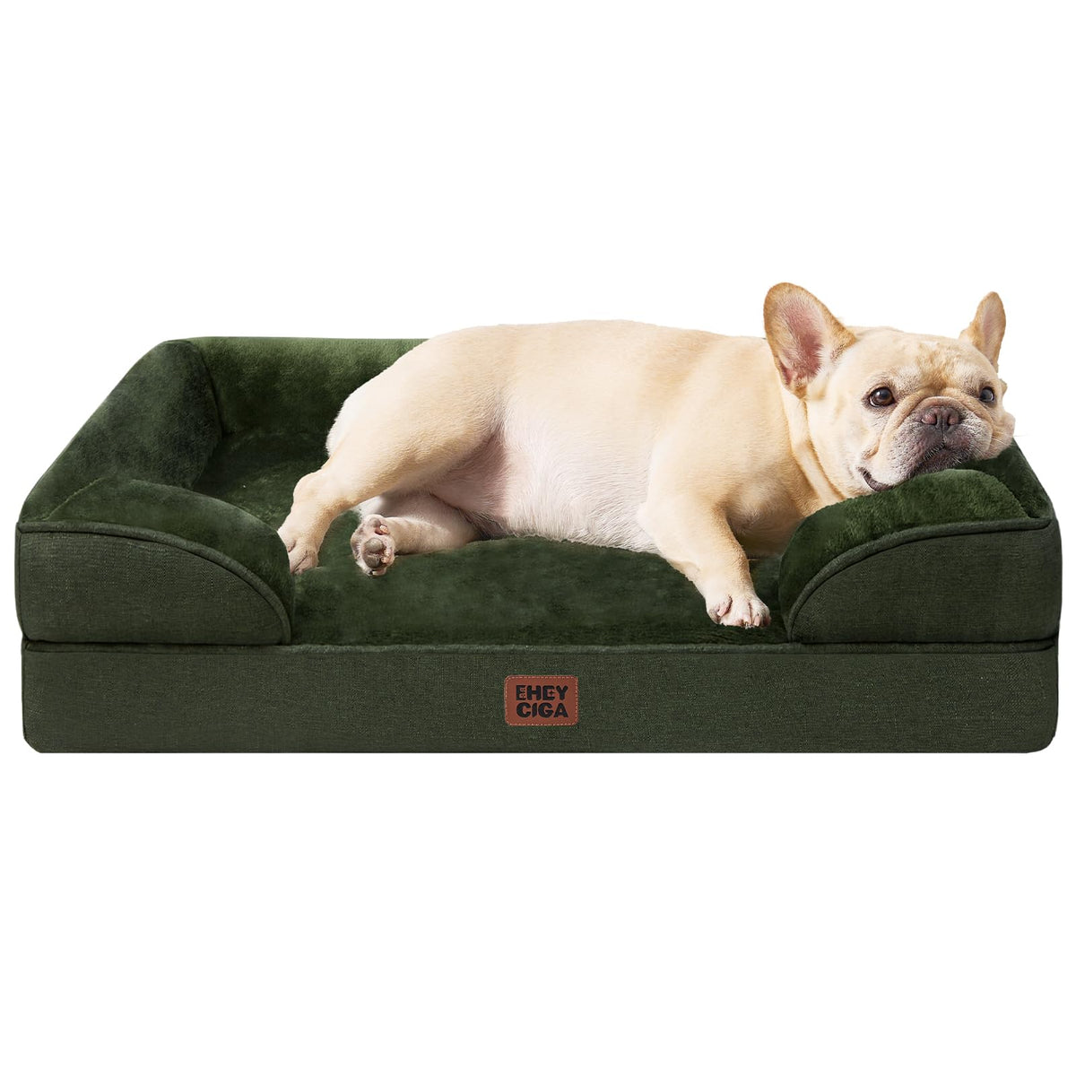 EHEYCIGA Orthopedic Dog Bed Medium Size Dog, Waterproof Washable Pet Beds