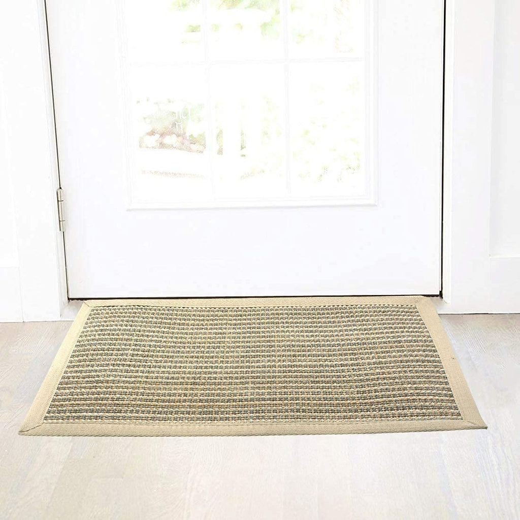 FUKUMARU Cat Scratcher Mat, 23.6 X 15.7 Inch Natural Sisal Cat Scratch Mat