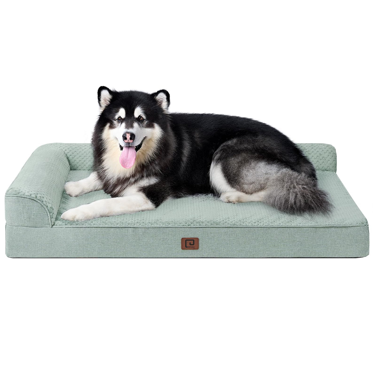 EHEYCIGA Orthopedic Dog Bed Medium Size, Memory Foam Dog Bed, Navy Blue