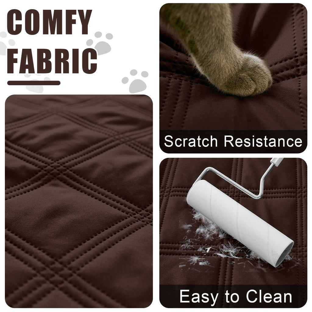 Smiry Waterproof Dog Bed Cover, Reversible Pet Blanket for Sofa Couch