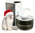 Wireless Cat Water Fountain Cordless No Filters, Pet Water Fountains