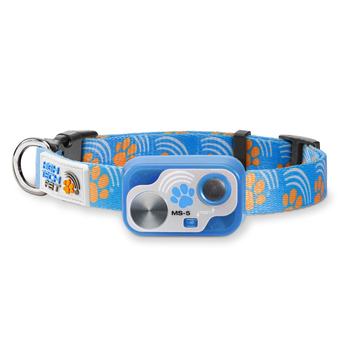 Genuine MS-5® Designer Series Automatic Pet Door Collar Tested & Certified by High Tech Pet for Dogs and Cats - Complies with Power Pet Door Performance Warranty, Waterproof (Orange, Dog)