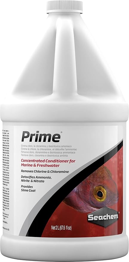 Seachem Prime Fresh and Saltwater Conditioner - Chemical Remover and Detoxifier 20L / 5.3 gal