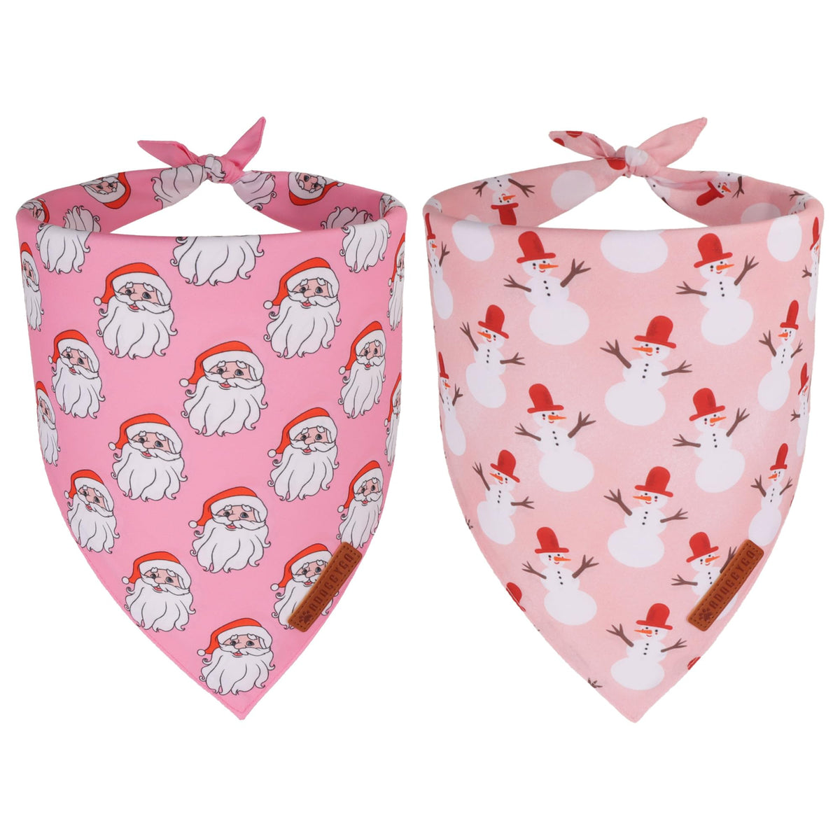 ADOGGYGO Pink Floral Dog Bandanas Girl, Cute Daisy Bandana, X-Large