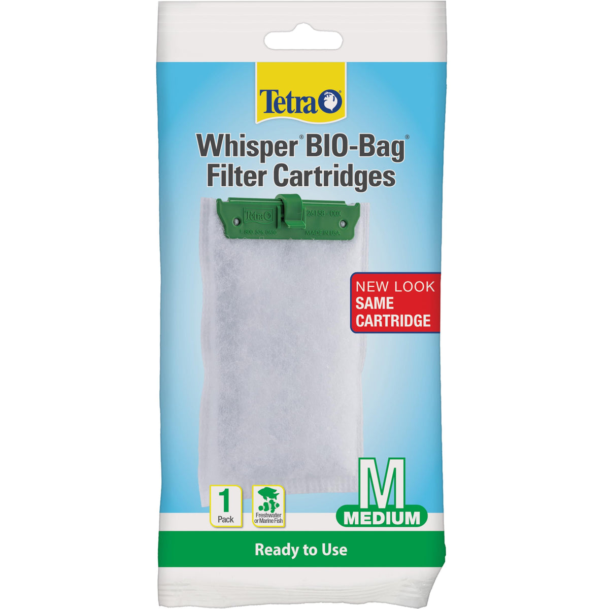 Tetra Whisper Bio-Bag Medium Filter Cartridge for Aquariums, 1 Count