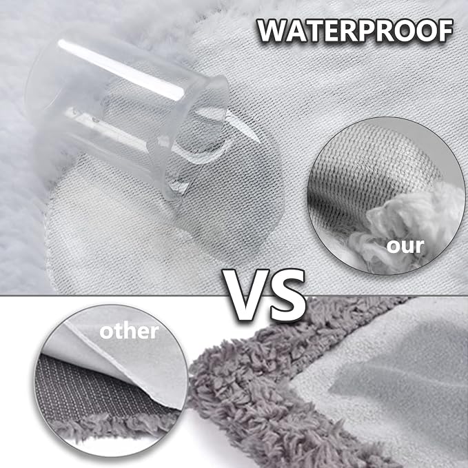 AIWEK Waterproof Pet Blanket Dog Blankets, Pattern Printing Super Soft Warm Fluffy Facecloth Sofa Car Bed Protector, Urine Proof Washable Outdoor Pet Blanket for Puppy Large Dogs & Cats 40 * 30 inch