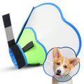 Hard & Heavy Plastic Dog Cone Collar Alternative for Medium Dogs (French Bulldog Dachshund),Pet Neck Head Protective Cone Anti-Lick, Adjustable Elizabethan Recovery Collar Cone of Shame for Healing