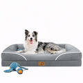 Homemate Dog Bed Large Sized Dog: 42"x30" Orthopedic Pet Bed with Toy