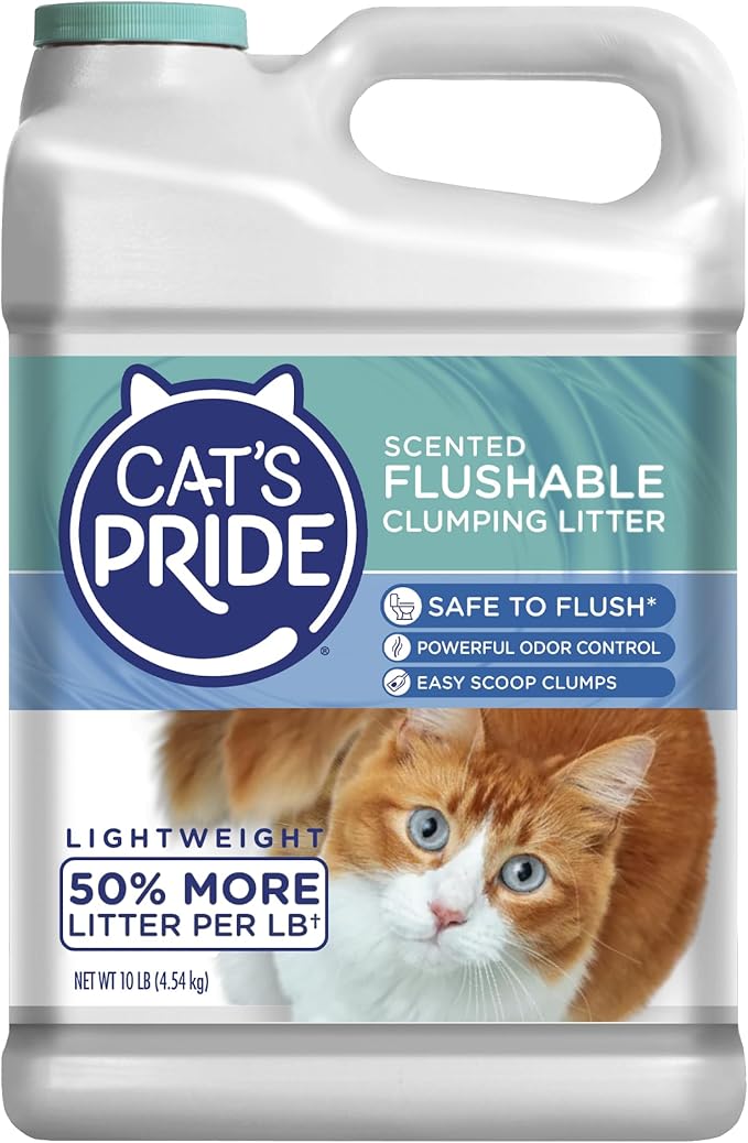 Cat's Pride Flushable Lightweight Scented Clumping Litter 10lb
