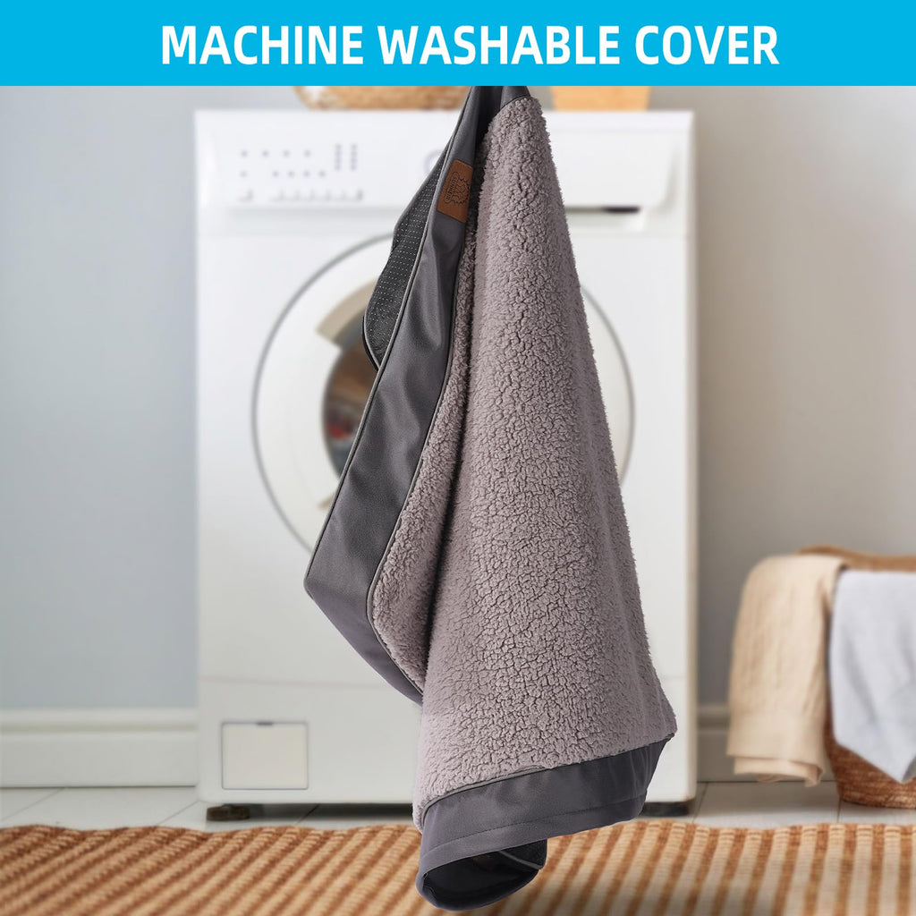Sunheir Washable Orthopedic Large Dog Bed with Removable Cover, Pet Bed Mat
