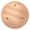 TIANCENTRAL H Bird Bath Copper Disk 2PCS-99.99% Pure Copper Cleaning Disk with Triple-Point Support 1mm Reinforced Water Purification Disk for Bird Baths,4 Inch