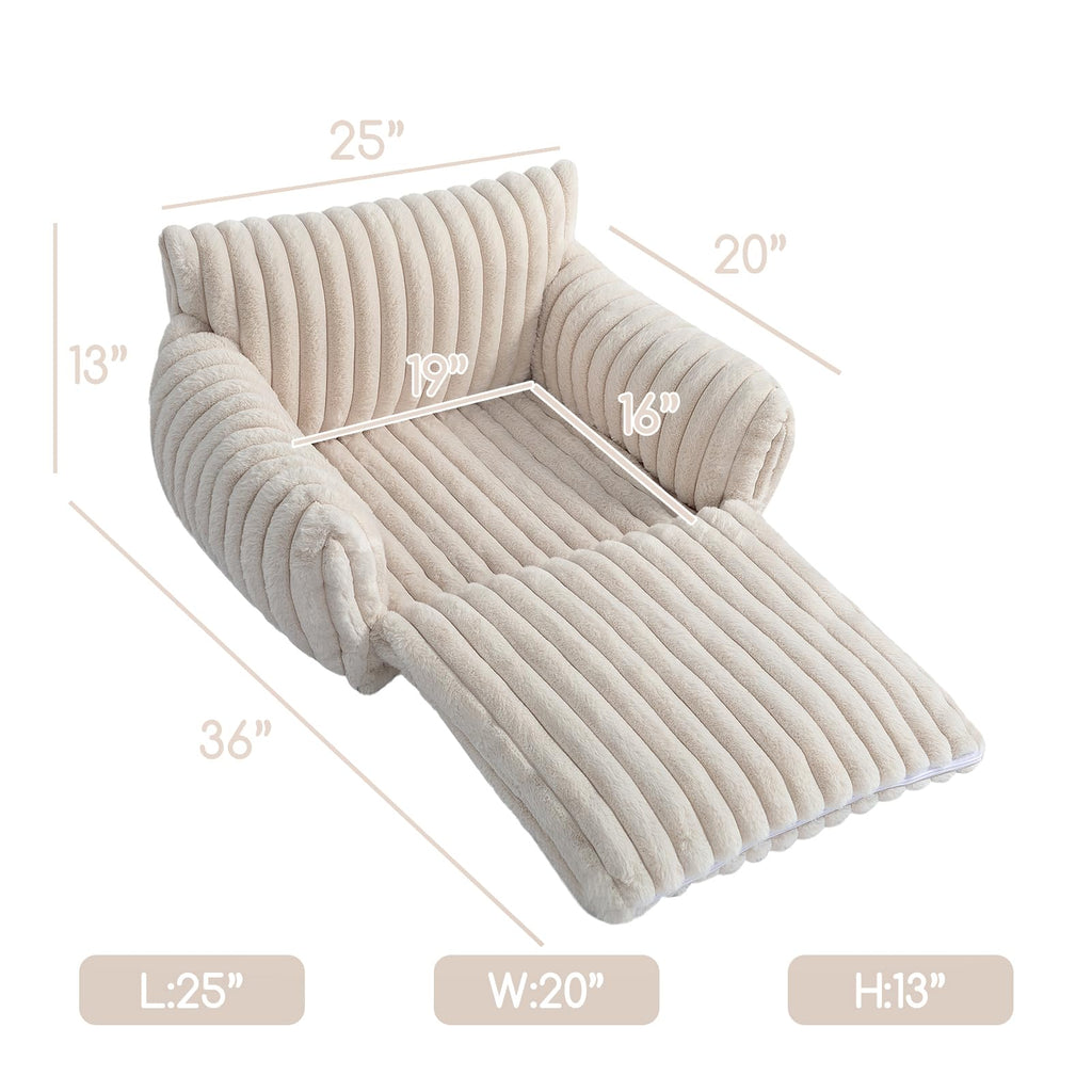 Hollypet Cat Bed Small Dog Orthopedic Couch Beds for Pets up to 20 lbs