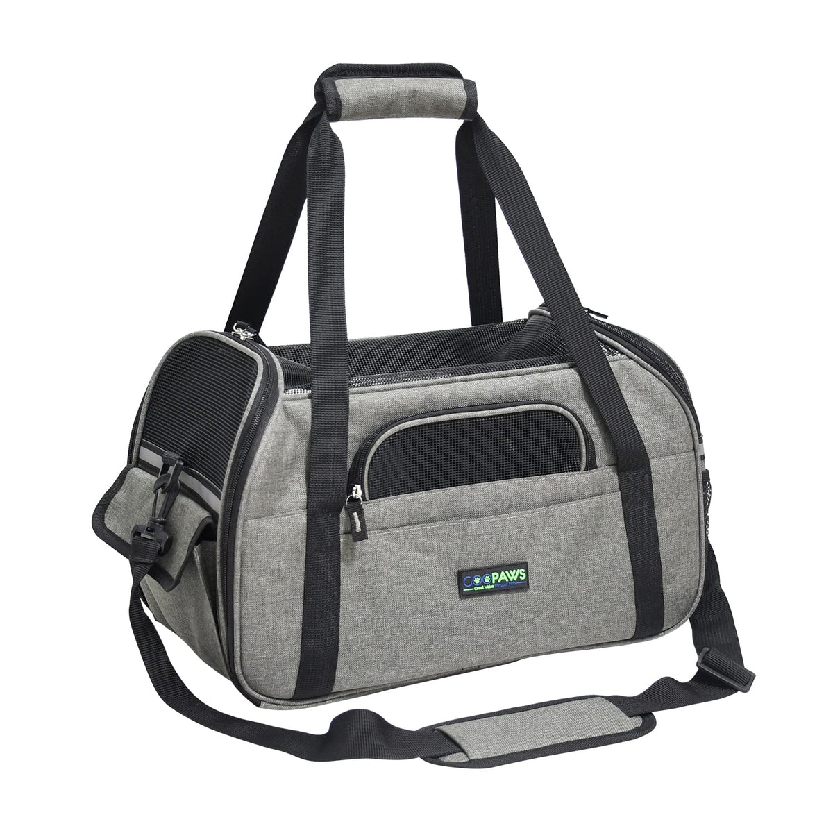 JESPET Soft-Sided Airline-Approved Dog & Cat Carrier Travel Bag