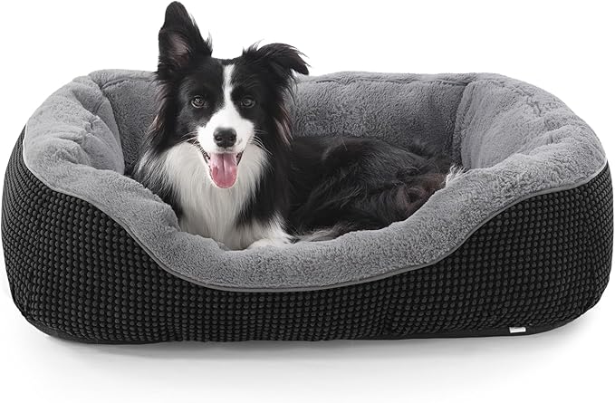 INVENHO Small Dog Bed Washable Orthopedic Calming Warming Durable Pet Bed with Anti-Slip Bottom