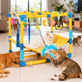 WLLEYAY Puppy Play Gym for Small Dogs 10 Hanging Toys,Interactive Dog Toys