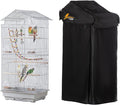 Perfitel Small Black Good Night Blackout Bird Cage Cover(18 x 14 x 40inch)