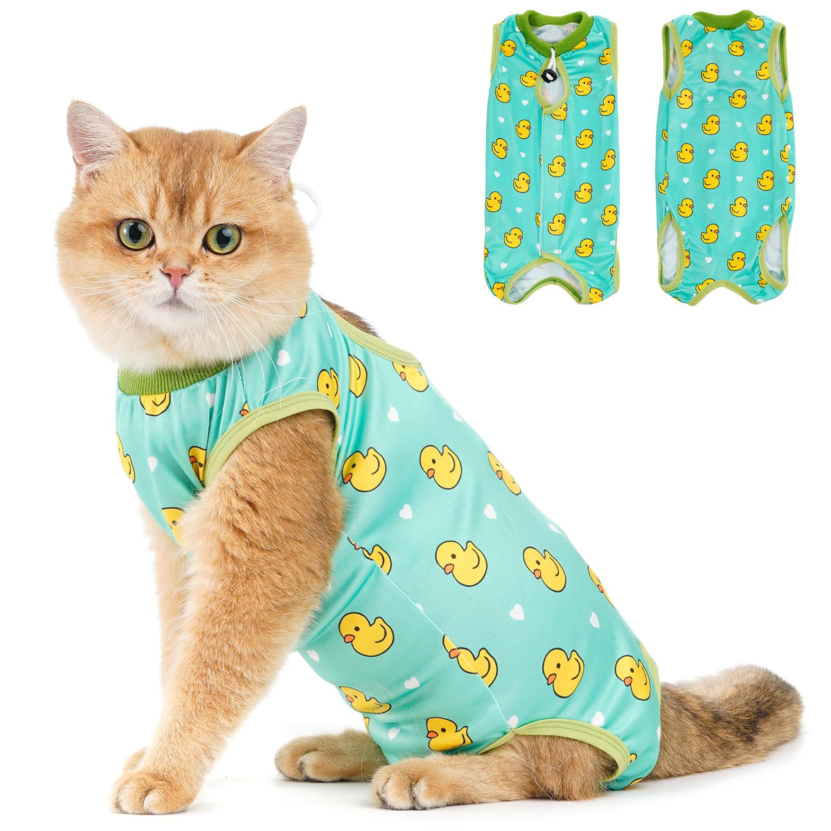 Avont Cat Recovery Suit - Kitten Onesie for Cats After Surgery