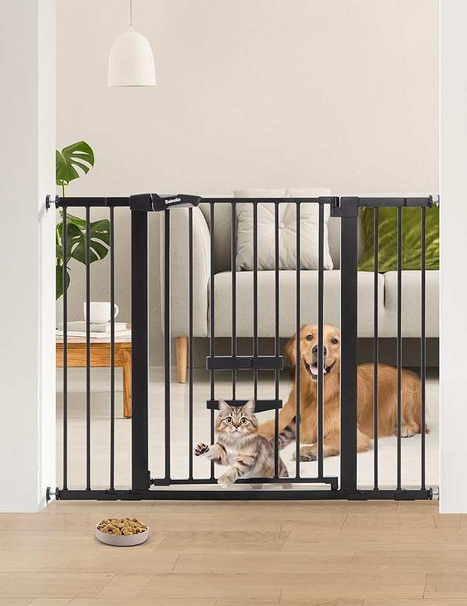 Babelio Baby Gate with Cat Door, CatPrivilege II