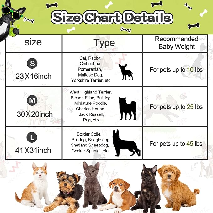Rezutan Dog Blankets for Large Dogs, Premium Cat Flannel Blanket Washable, Soft Pet Throw Cover for Kennel Crate Bed, Cute Paw Pattern, 41x31 inch, 2Gray1Blue