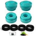 Glass Cat and Dog Water Fountain 90oz/2.7L, Compatible with Replacement Filters 8 Pcs (with 4 Sponges)