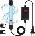Aquarium UVC Clean Light Algae Clear Green Bloom Clean Fish Tank UVC Water Clean Lamp for Sump Pond Filter Tank (7W Without Timer)