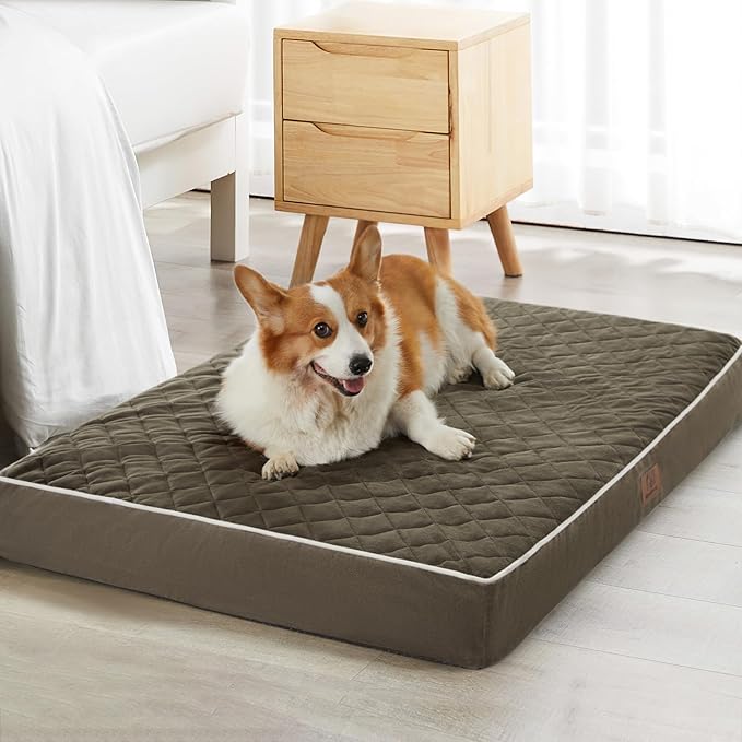 WNPETHOME Orthopedic Waterproof XL Dog Bed for Crate Cozy Sleep