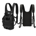 Wakytu Dog Front Carrier Backpacks for Small Dogs, Legs Out Pet Carrier Sling Backpack with Adjustable Padded Ventilated Shoulder Straps, Easy-Fit for Traveling Hiking Camping, Medium
