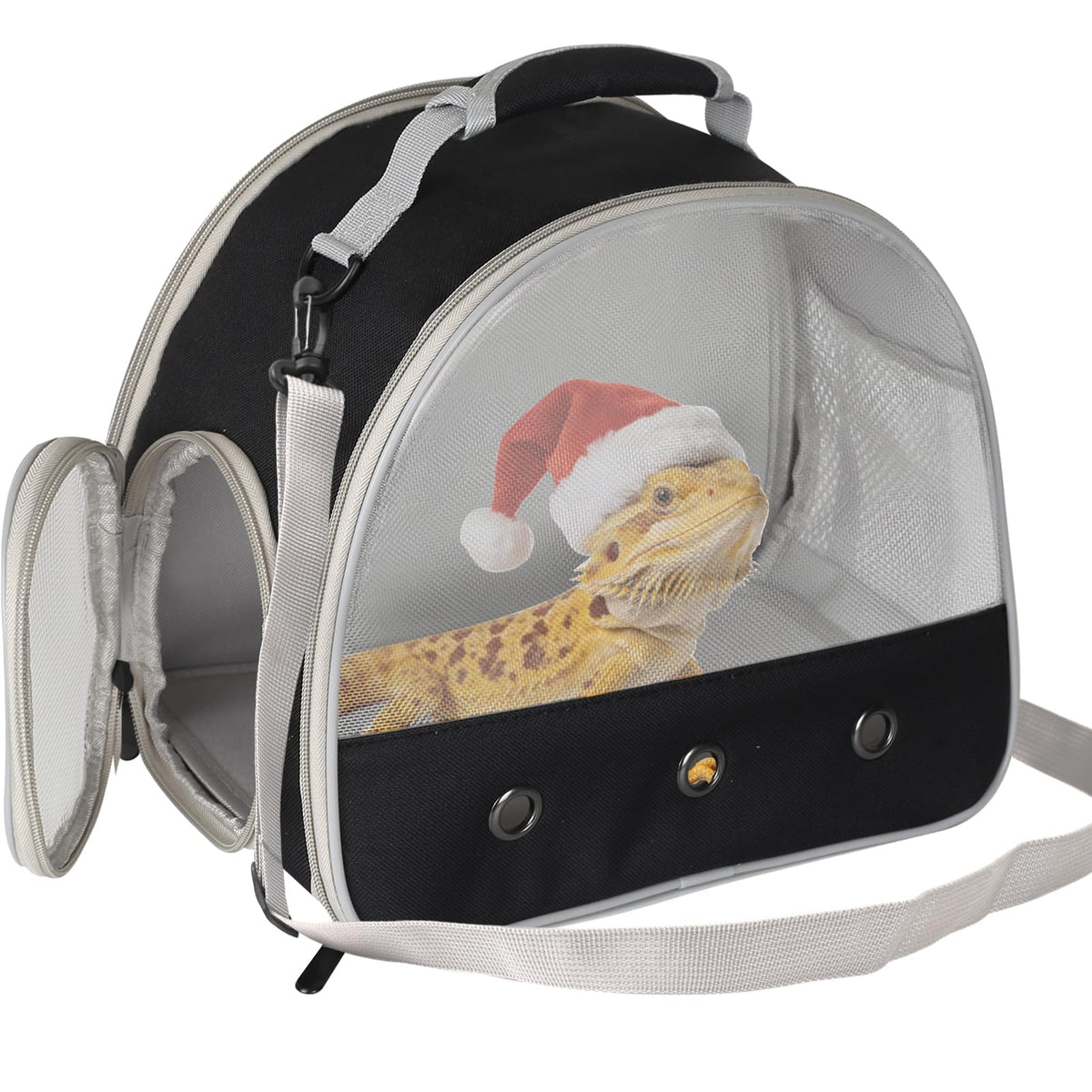 Guinea Pig Carrier,Guinea Pig Carrier for 2,Ventilation Carrier for Bearded Dragon,Reptile Travel Carrier for Lizards Sugar Glider Hedgehog Rat Parrot Birds,Airline Approved Green