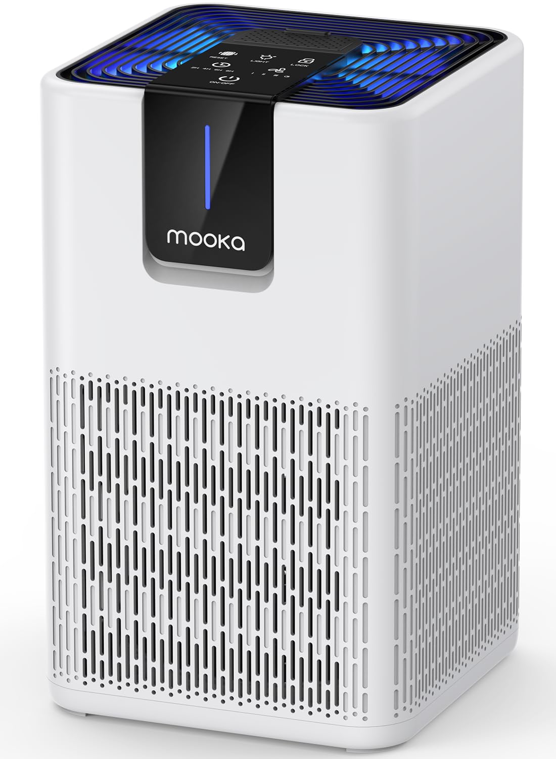 Air Purifiers for Home Large Room 1250 Ft², MOOKA H13 HEPA Filter M05 White