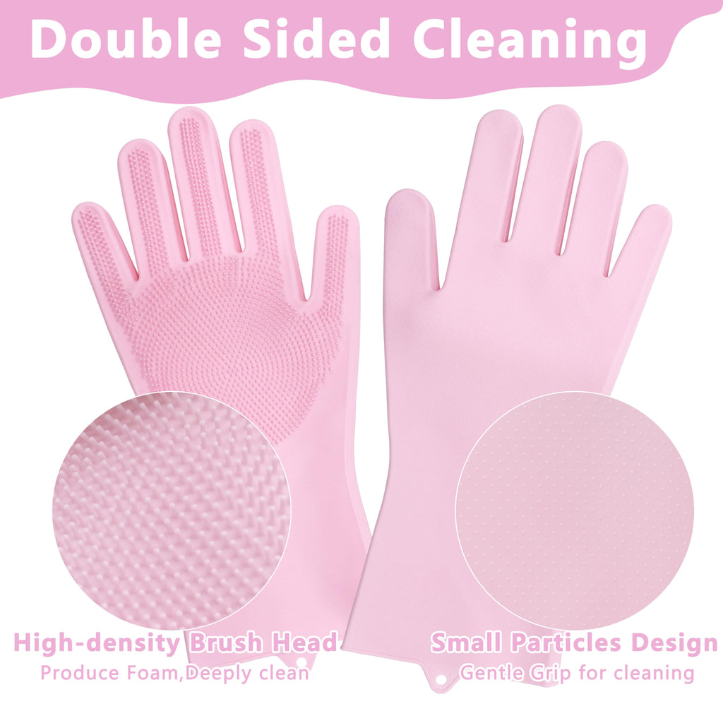 Maiiu Pet Grooming Gloves—Dog Washing Gloves with High-Density Teeth
