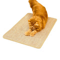 2 Pack Cat Scratcher Mat, Sisal, Jute Border, Sofa Protector, 23.6x15.7in