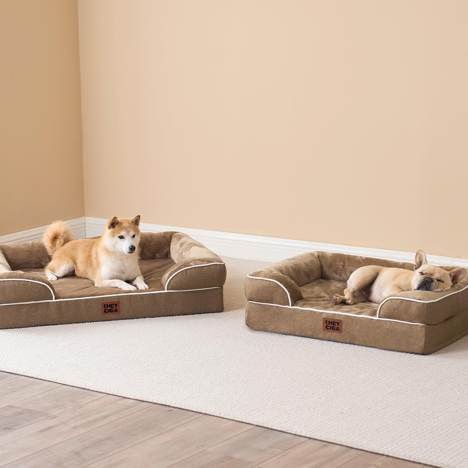 EHEYCIGA Orthopedic Dog Beds Large Sized Dog, Waterproof Washable Pet Bed