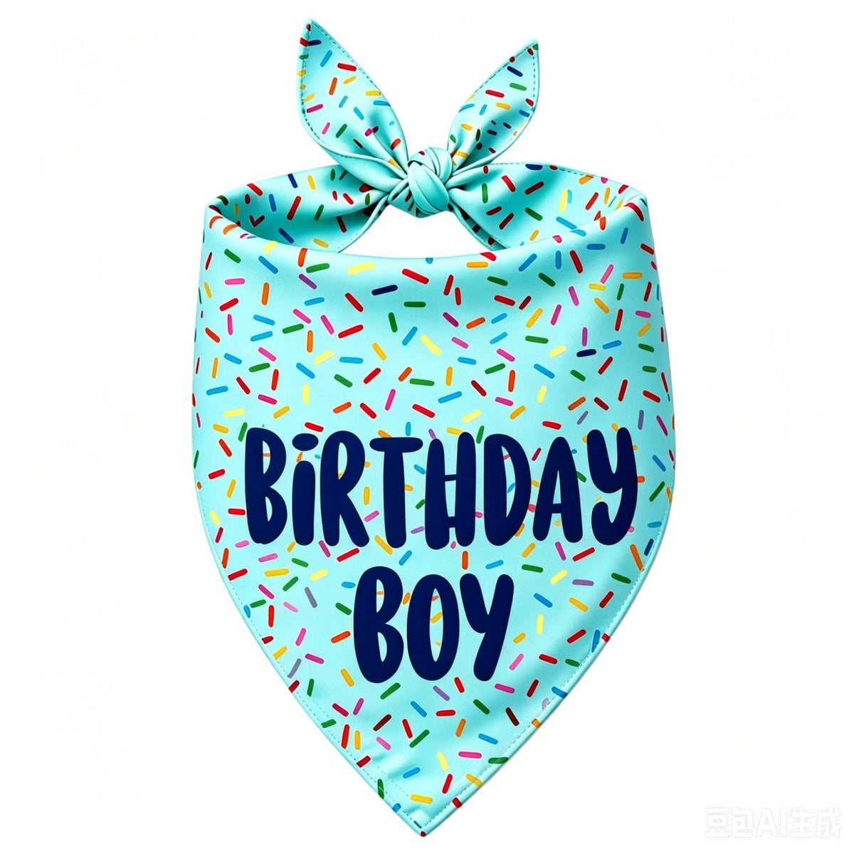 Birthday Boy Dog Bandanas 1 Pack, Blue Birthday Dog Scarfs, HBD Pet Scarves for Birthday Boy Party Bandanas for Small and Medium Dogs (Blue, Small)