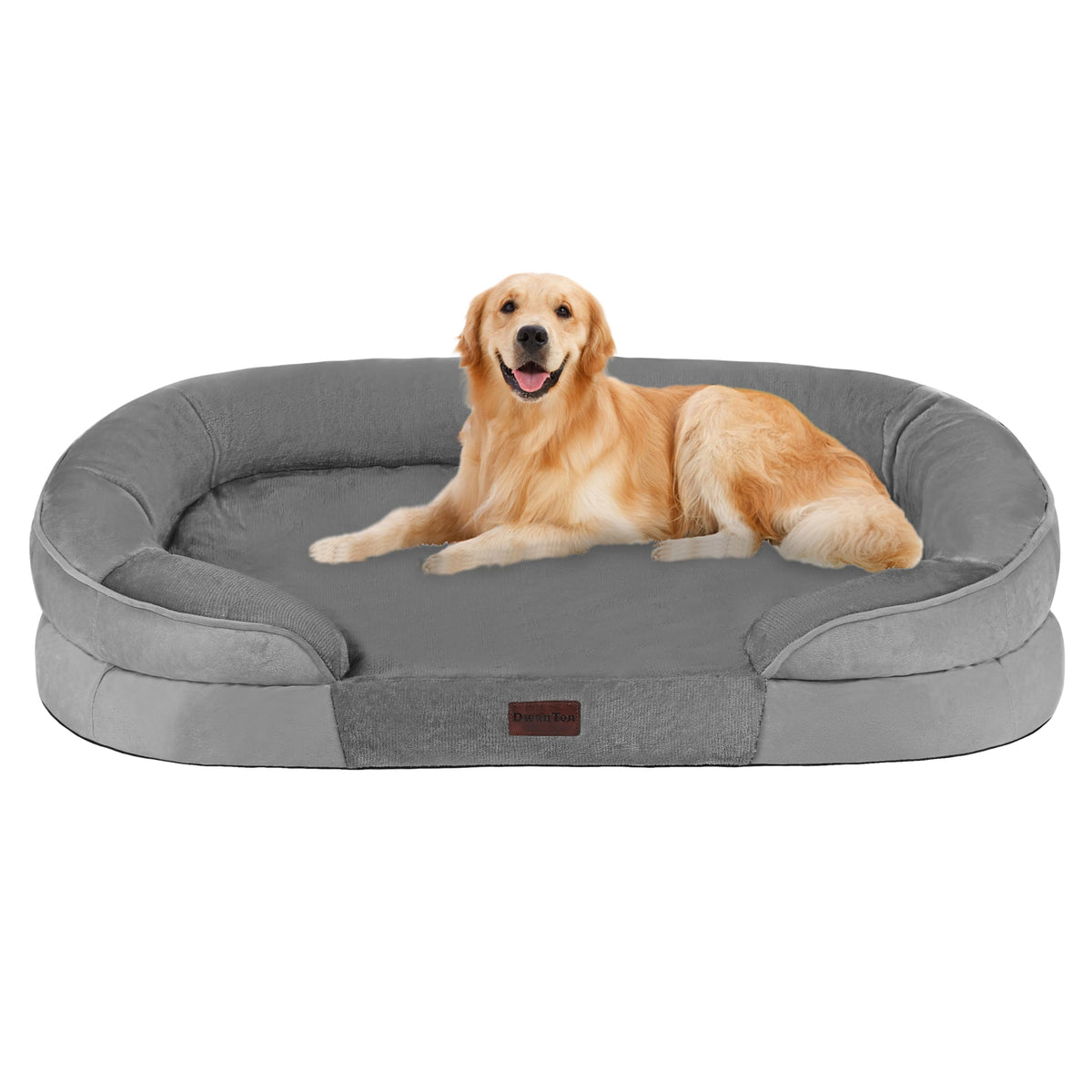 Dwanton Orthopedic Waterproof X-Large Dog Bed Sofa, Gel Memory Foam, 45"