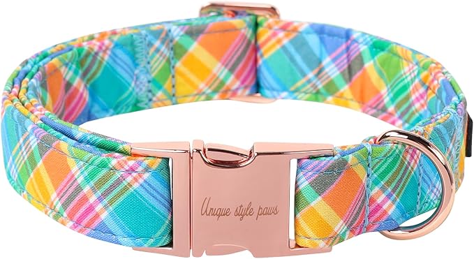 Unique style paws Dog Collar Metal Buckle Collar for Autumn Winter Christmas for Small Medium Large Boys Girls Dogs — S