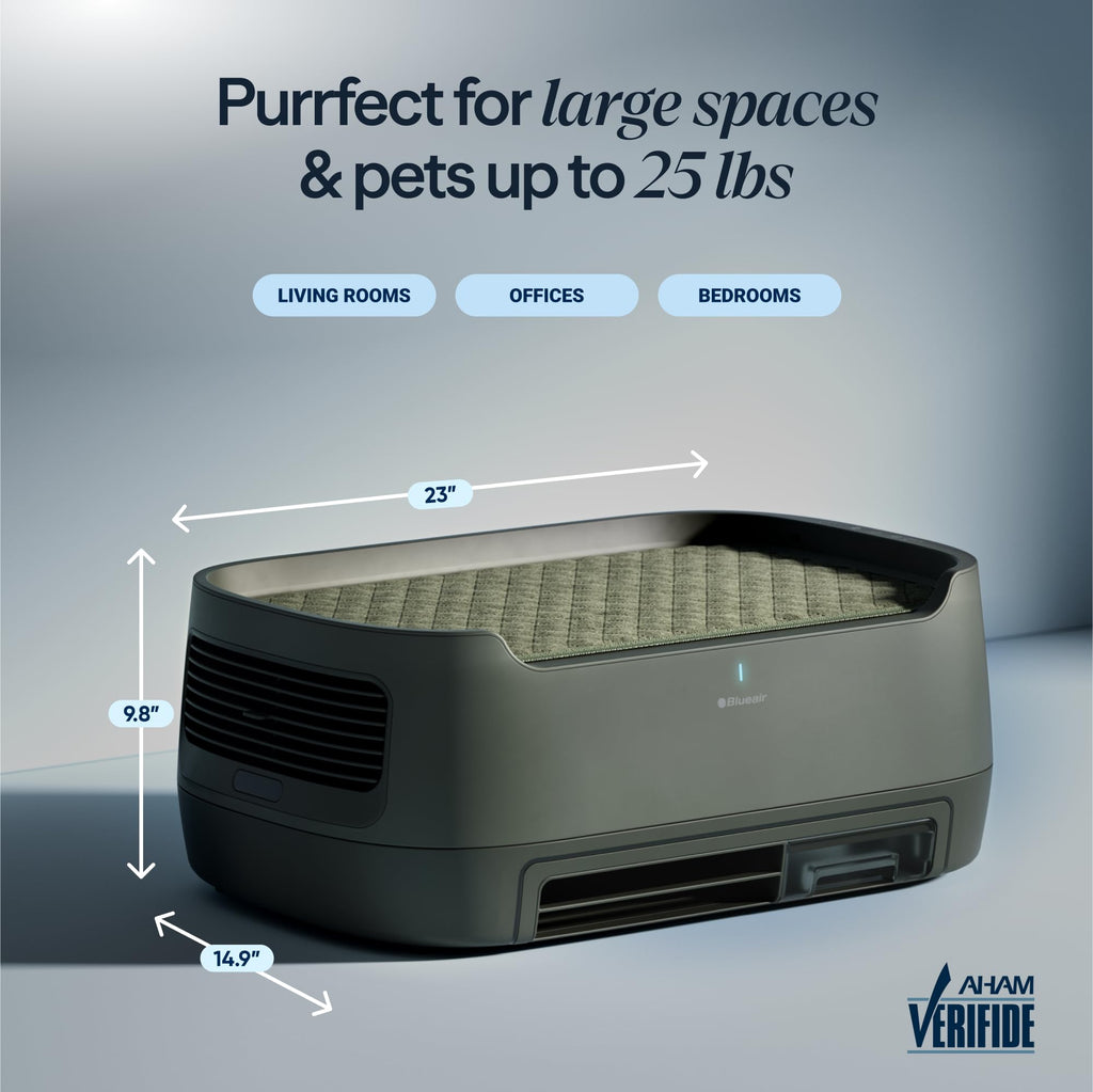 BLUEAIR Air Purifiers & Pet Bed for Home Dogs & Cats, 1301 Ft², PetAir Pro