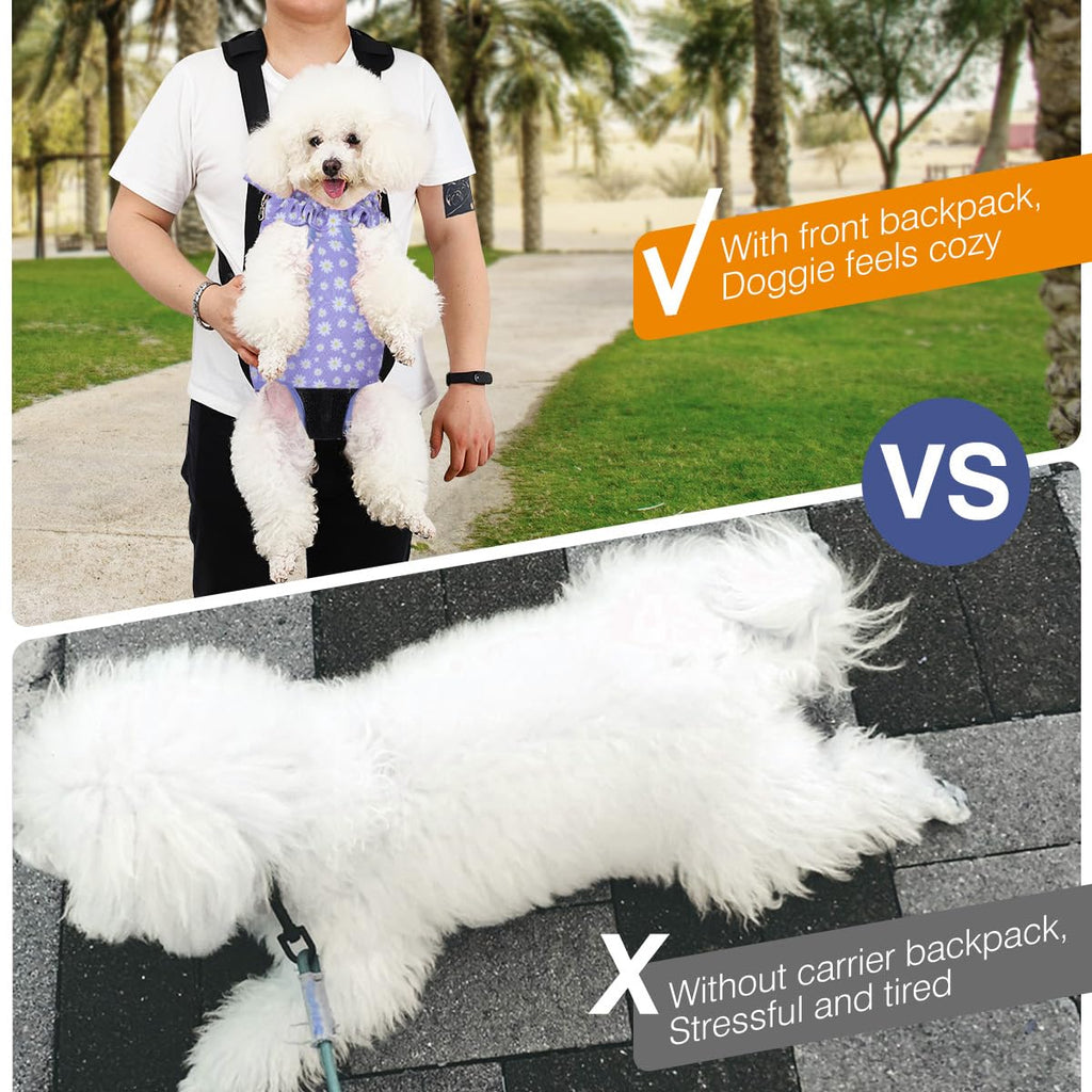 Pawaboo Pet Front Carrier Backpack for Small Medium Dogs