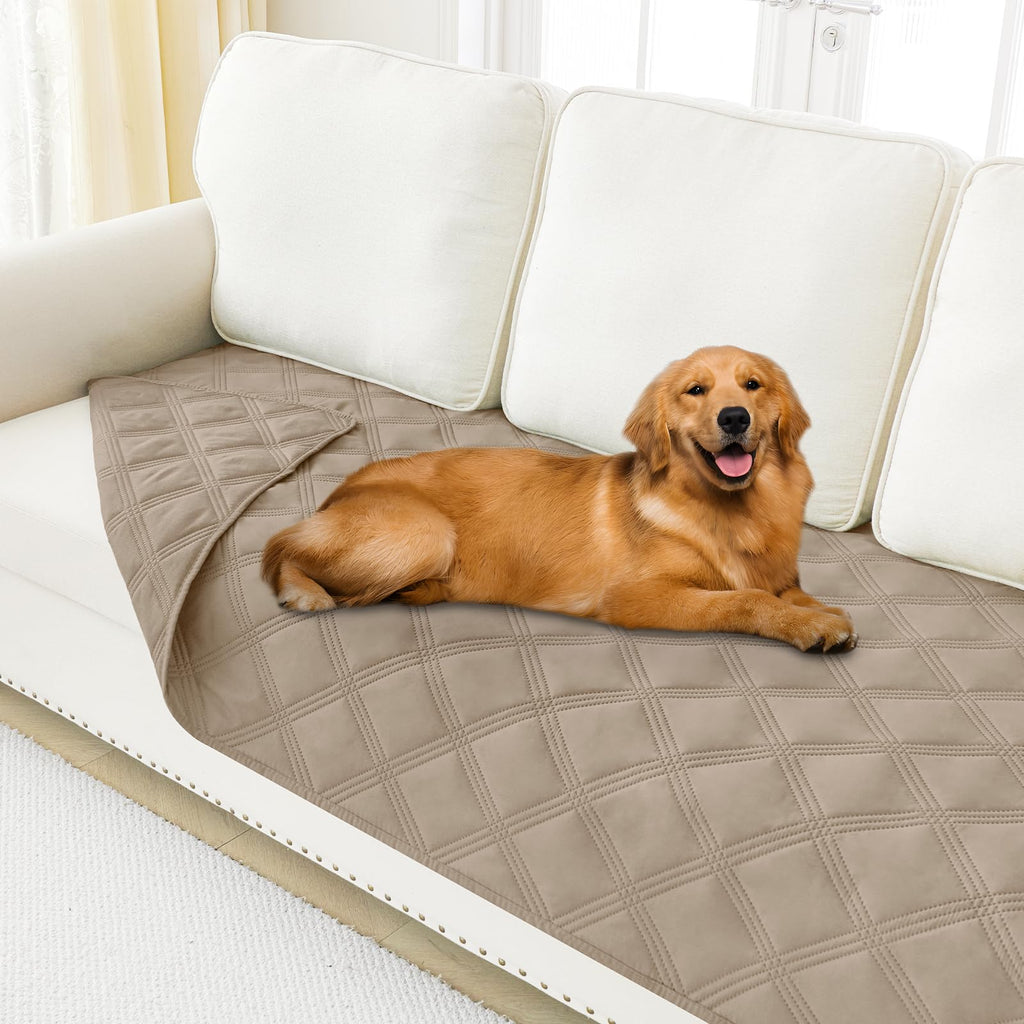 Smiry Waterproof Dog Bed Cover, Reversible Pet Blanket for Sofa Couch