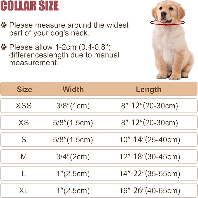 Reflective Dog Collar with Buckle Adjustable Safety Nylon Collars for Small Medium Large Dogs, Grass Green S