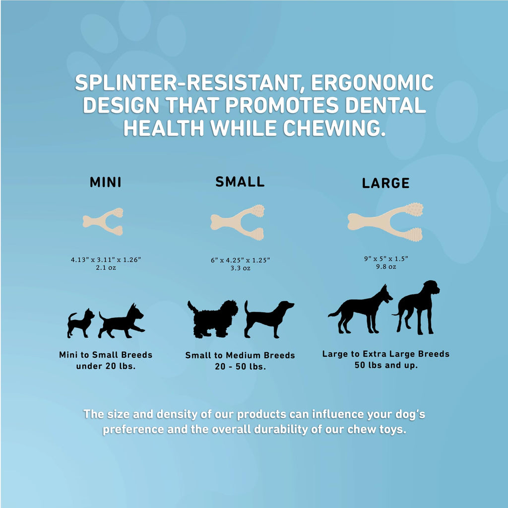 BetterBone - Soft Density - Ideal for Light to Moderate Chewers - All-Natural, Nylon-Free Dog Chew Toys - Non-Toxic, Promotes Dental Health, Splinter-Resistant, Sustainably Made
