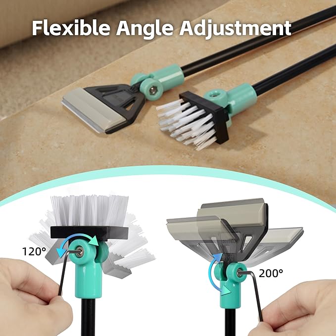 UPETTOOLSAlgae Scraper for Glass Aquariums,2 in 1 Adjustable Algae Scraper