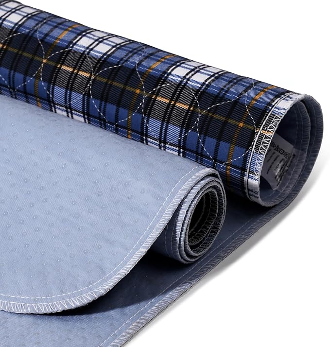 Brosive Washable Bed Pads, Non-Slip Bed Pads for Incontinence (36"" x 72"", 2 Pack) - Waterproof and Reusable Underpads for Adults, Kids, and Pets