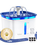 Veken Innovation Award Winner 95oz/2.8L Cat Water Fountain