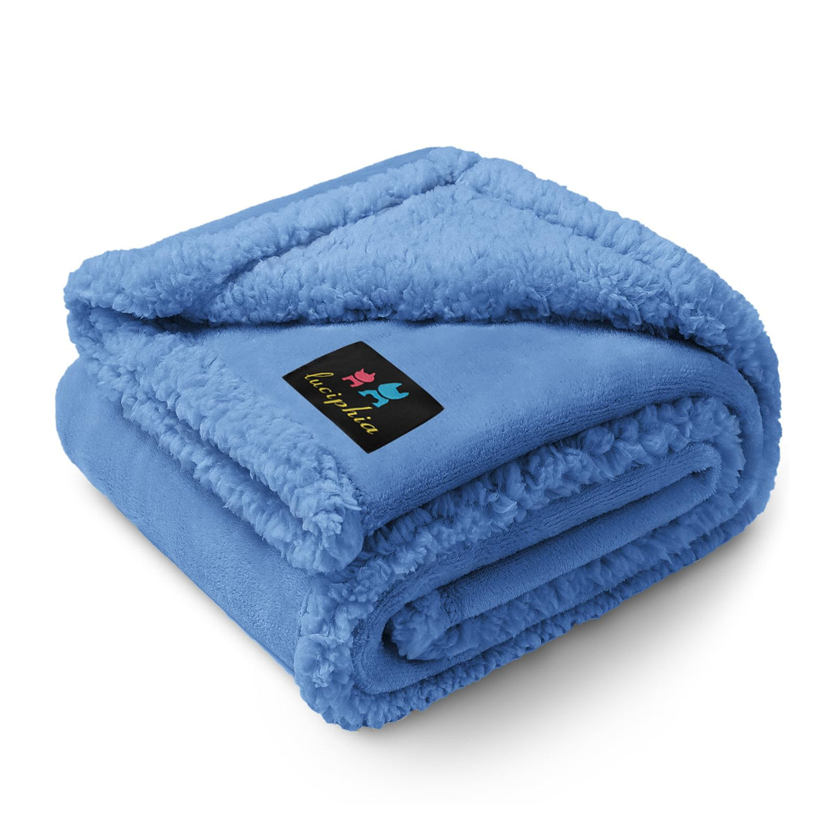 Luciphia Waterproof Blanket for Large Dog, Reversible Sherpa Couch Cover