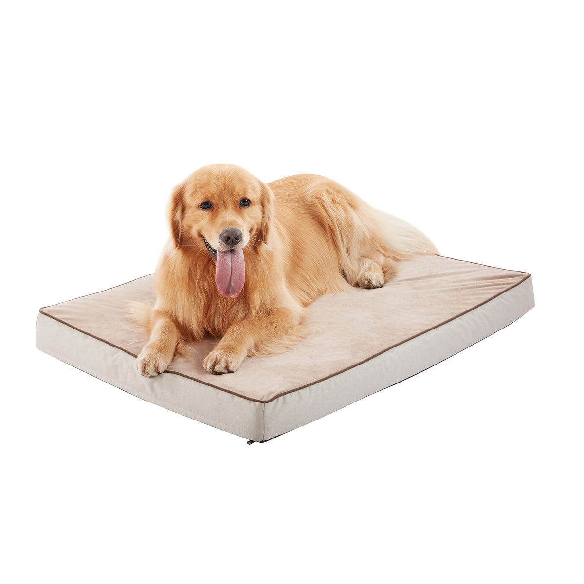 GOHOO PET Orthopedic Memory Foam Dog Bed, Cooling Dog Beds Waterproof Pet Bed for Crate with Removable Washable Cover, L(35inch,65Lbs)