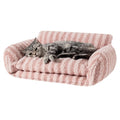Hollypet Cat Bed Small Dog Orthopedic Couch Beds for Pets up to 13 lbs